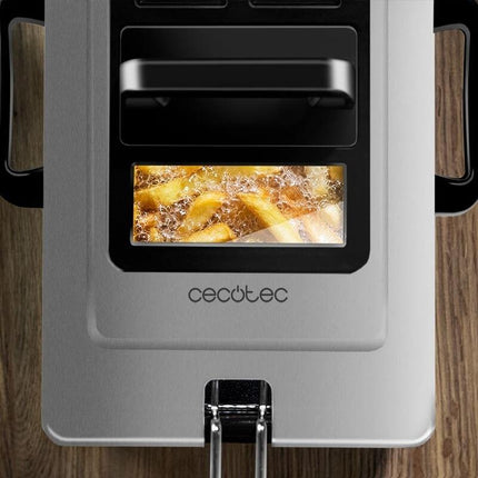 2000W Electric French Fryer with Teflon Coating | Advanced Temperature Control for Crispy Homemade Fries