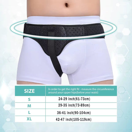Inguinal Hernia Belt, Groin Support for Left or Right Side – image 7