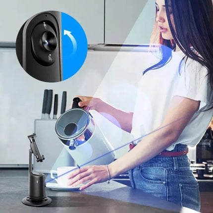 360° AI Face Tracking Gimbal Smartphone Holder for Vlogging | 8-Hour Battery Life & Easy Gesture Control