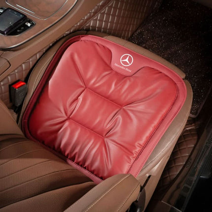 Car Seat Cushion, Ergonomic Auto Seat Pad for Long Drives, Leather Seat Cushion for Car with Non Slip Base – image 6