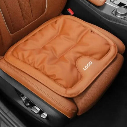 Car Seat Cushion, Leather Seat Cushion for Car with Non Slip Base – image 9