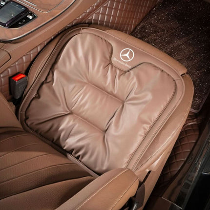 Car Seat Cushion, Ergonomic Auto Seat Pad for Long Drives, Leather Seat Cushion for Car with Non Slip Base – image 10