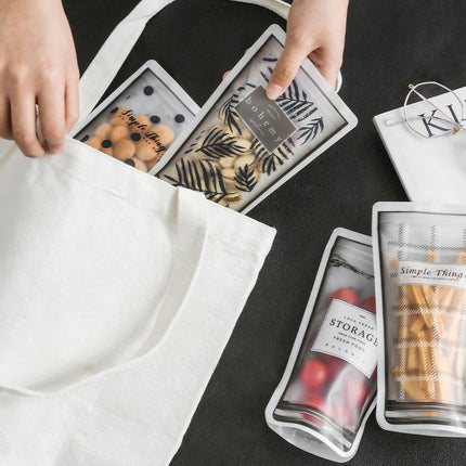 Reusable Silicone Food Storage Bags with Double Sealing | Eco-Friendly Solution for Freshness and Organization