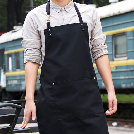 Unisex Canvas Apron for Cooking & Baking with Adjustable Fit | Durable & Stylish Design for Creative Comfort