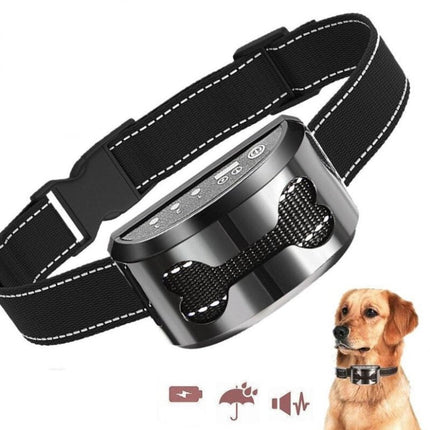 Adjustable Dog Training Collar with Ultrasonic & Electric Shock | Customizable Anti-Barking Solution for Small to Large Dogs