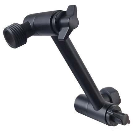 Shower Head Extension Arm, Adjustable Shower Arm Extender in Brass, Shower Pipe Extender with Pull Knob for Height