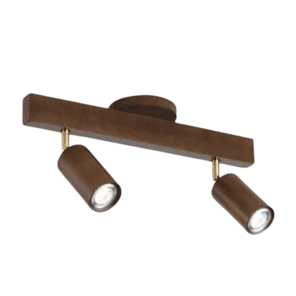 LED Spotlight for Ceiling, Adjustable Wooden Ceiling Spotlight with GU10 Bulb – image 26