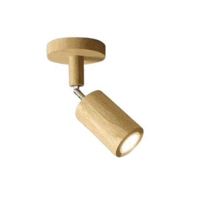 LED Spotlight for Ceiling, Adjustable Wooden Ceiling Spotlight with GU10 Bulb – image 17