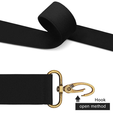 Elastic Suspenders with Clips, Clip On Suspenders with X Back Design – image 6