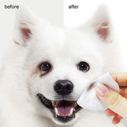Pet Eye Cleaning Wipes for Dogs and Cats with Natural Ingredients | 120 Count for Tear Stain Removal and Eye Care