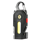 Multifunctional Emergency Light with Powerful LED & COB Illumination | Compact Outdoor Tool with Keychain and Survival Features