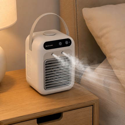 Portable Air Cooler, Personal Cooling Fan with USB Power