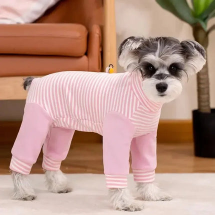 Dog Recovery Suit After Surgery, Long Sleeve Dog Pajamas for Abdominal Wounds