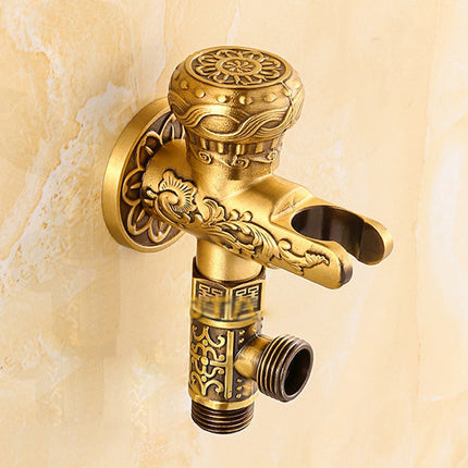 Handheld Bidet Sprayer for Toilet, Antique Brass Toilet Bidet Sprayer with Hose