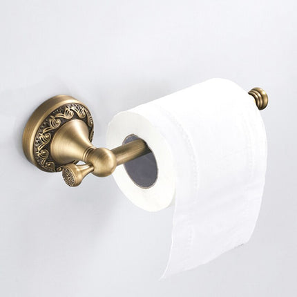 Antique Brass Bathroom Accessories, Toilet Paper Holder