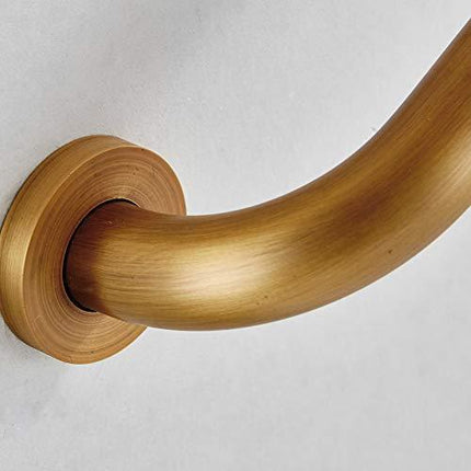 Shower Grab Bar, Antique Brass Grab Bars for Bathroom – image 4