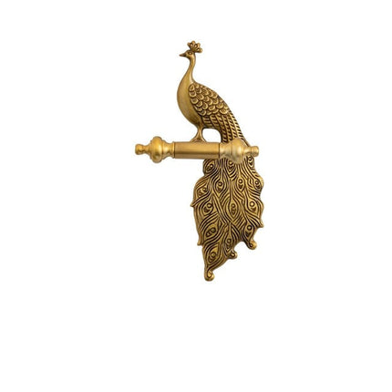 Antique Brass Bathroom Hardware, Towel Bar – image 11