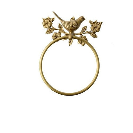 Antique Brass Bathroom Hardware, Toilet Paper Holder – image 17