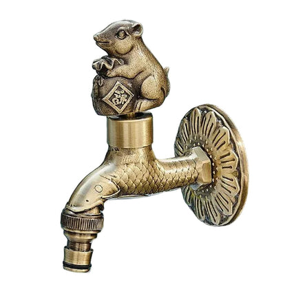 Antique Brass Tap for Washing Machine – image 12