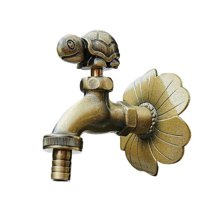 Antique Brass Tap for Washing Machine, Garden Hose Faucet – image 13
