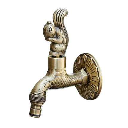 Outdoor Faucet Brass, Antique Brass Tap for Washing Machine – image 10