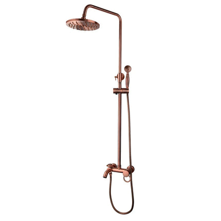 Shower Faucet Set with Rain Shower Head and Single Handle Mixer – image 5