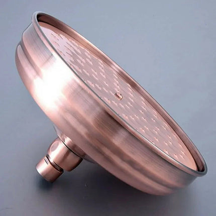 High Pressure Shower Head, Antique Red Copper Handheld Shower Head with Bracket