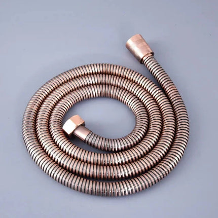 High Pressure Shower Head, Antique Red Copper Handheld Shower Head with Bracket – image 18