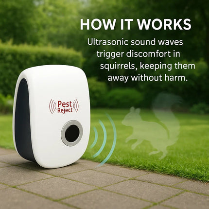 Ultrasonic Squirrel Repellent, Rodent Repeller for Garden and Yard – image 4