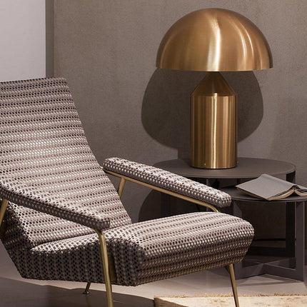 Modern Table Lamp in Metal, Small Bedside Lamp for Nightstand and Shelf – image 19