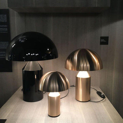 Modern Table Lamp in Metal, Small Bedside Lamp for Nightstand and Shelf – image 23