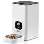 Automatic Double Meal Feeder with Desiccant Box & Stainless Steel Tray | Intelligent Feeding Solution for Pets