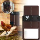 Automatic Chicken Coop Door with Light Sensor, Battery Powered Automatic Chicken Door Opener, Chicken Coop Security