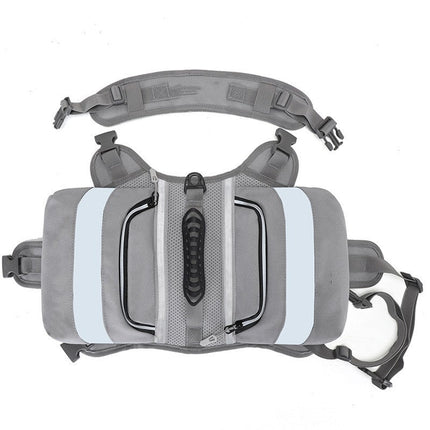 Outdoor Large Dog Backpack with Adjustable Fit & Breathable Oxford Cloth | Comfortable Travel for Small Pets