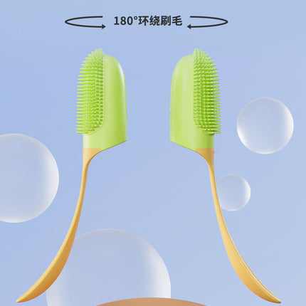 Pet Oral Cleaning Finger Brush with Soft Bristles | Gentle Dental Care for Dogs and Cats