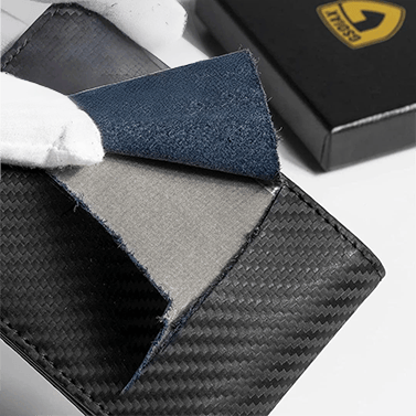 Mens Wallet, Slim Minimalist Wallet with RFID Blocking – image 8
