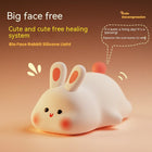 Touch Sensor LED Rabbit Night Light with 3 Brightness Levels | Soft Silicone Bedside Lamp for Kids' Comfort and Safety
