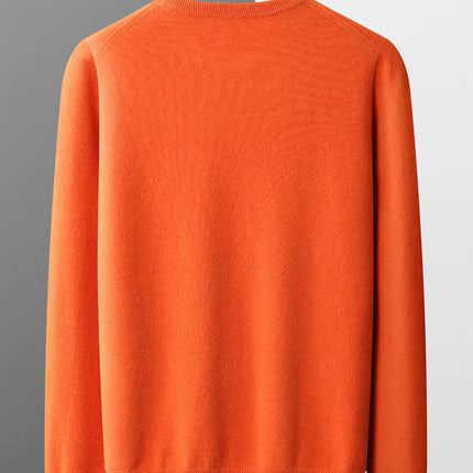 Merino Wool Sweater for Men, Mens Cable Knit Sweater – image 16