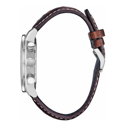 Casual Quartz Watch with Synthetic Leather Strap – image 6