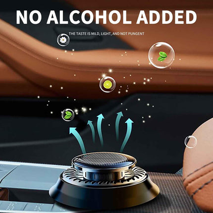 Solar Car Essential Oil Diffuser with Rotating Design | Eco-Friendly Fragrance Delivery for Odor Elimination