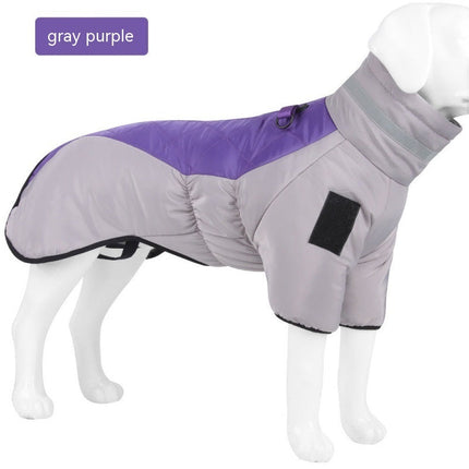 Warm Waterproof Pet Coat with Thickened Insulation | Comfortable and Stylish Winter Jacket for Dogs