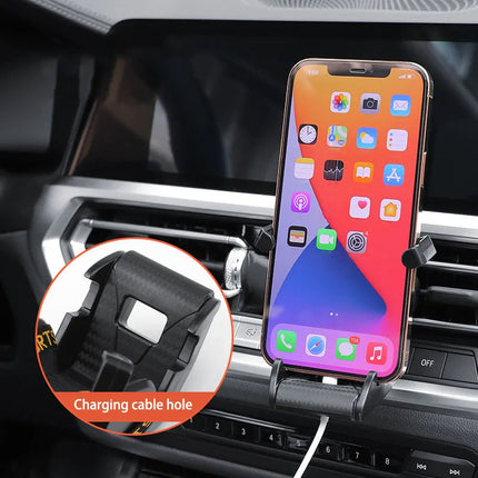 Car Phone Holder with 360° Rotation and Silent Design | Secure Air Vent Mount for Worry-Free Driving