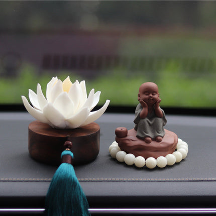 Aromatherapy Car Perfume Accessory with Black Walnut Design | Elegant Scents for Stress Relief and Relaxation