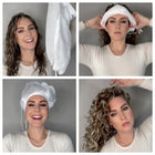 Hair Dryer Cap, Portable Hair Bonnet Dryer, Net Plopping Cap, Bonnet for Curly Hair and Perm