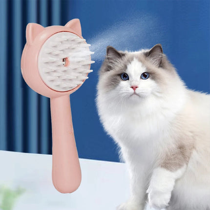Rechargeable Self-Cleaning Slicker Brush with Steam Technology | Multi-Purpose Grooming Tool for Cats and Dogs