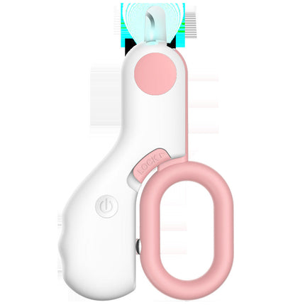 LED Pet Nail Clipper with Bright Lights & Ergonomic Design | Safe Grooming Tool for Precise Trimming