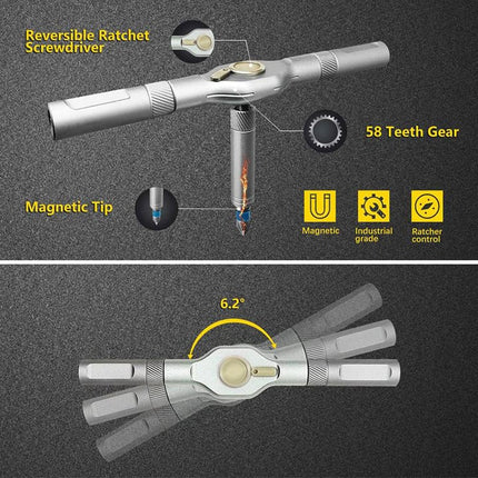 Ratchet Screwdriver Set 24 in 1, Hand Tools for Home Repair – image 6