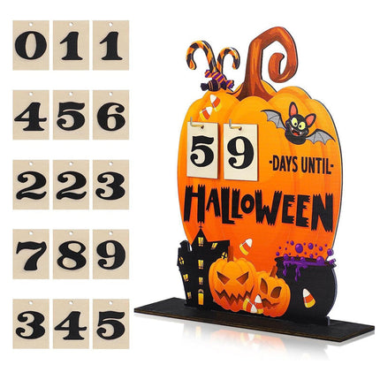 Wooden Advent Calendar for Halloween, Halloween Decorations for Home – image 12