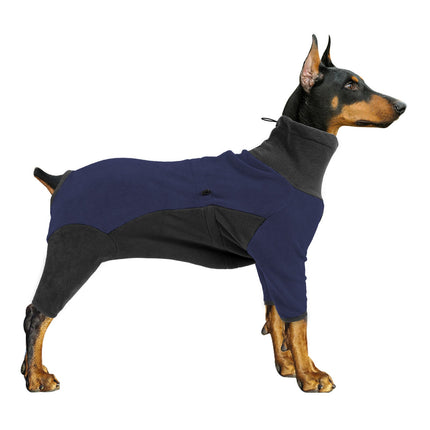 Fleece Dog Coat for Winter with Adjustable Hood | Cozy Quadruped Clothing for All Breeds