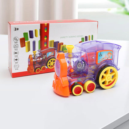 Automatic Domino Train Toy with Interactive Steering | Fun Learning Tool for Kids' Coordination and Creativity